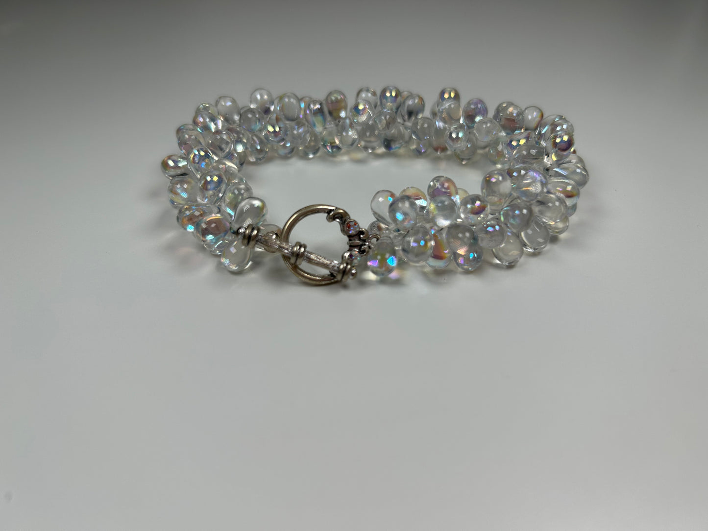 Glass Beads Statement Bracelet
